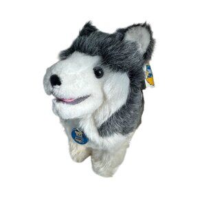 Dakin Husky Plush Dog Toy 12" Handmade Pillow Pets Collectible